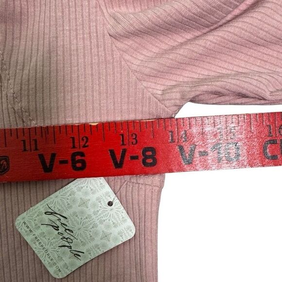 Free People We The Free Night Lily Top Pale Mauve‎ Women’s Size Small NWT - Picture 6 of 8